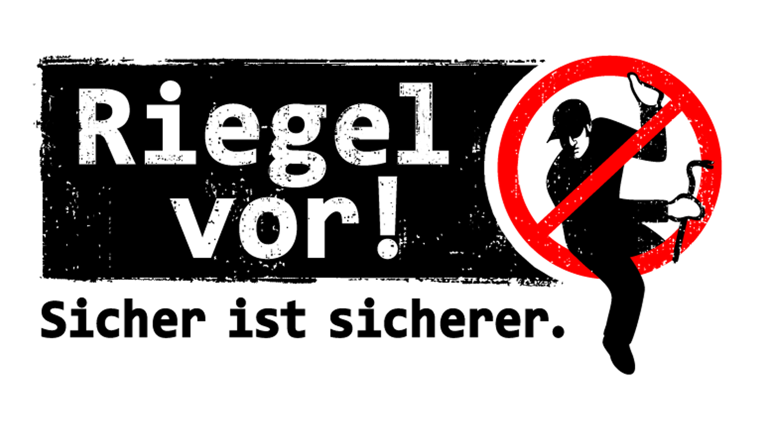 Riegel vor! Logo