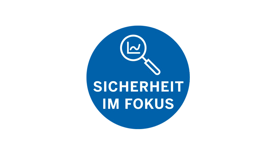 Logo Sicherheit im Fokus