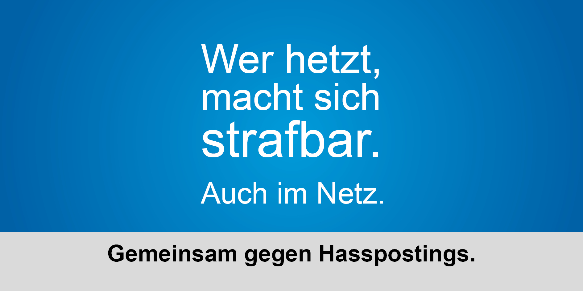 Gegen Hasspostings