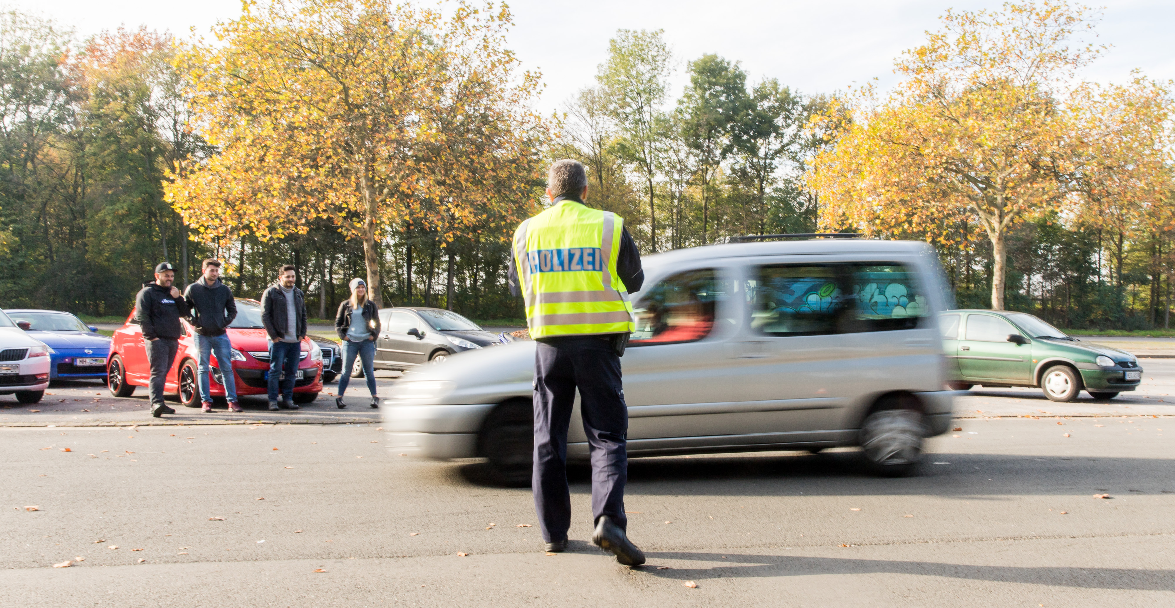 Durch gezielte Manöver kann man eine Vollbremsung sicher üben.