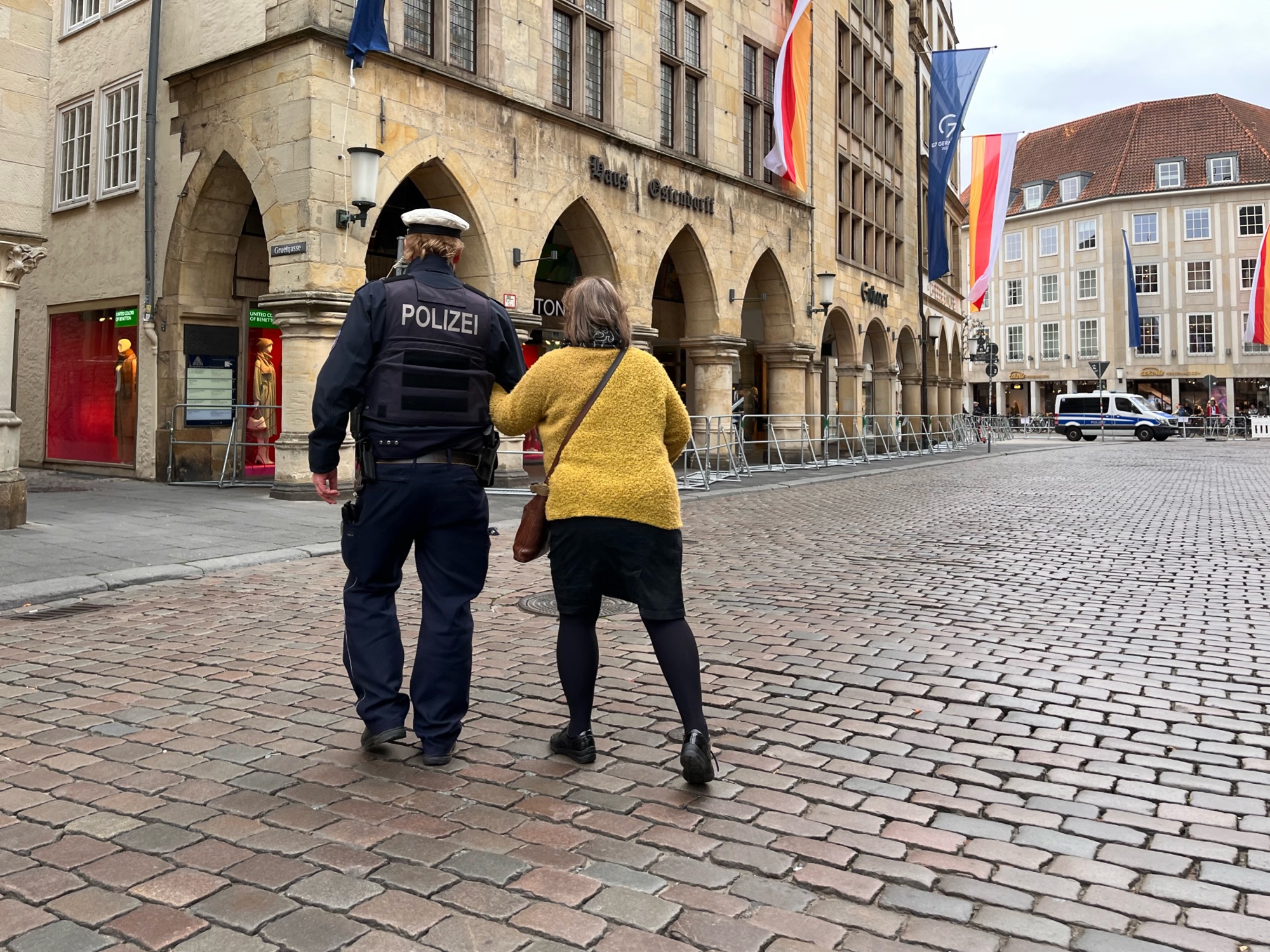 Persönliche Polizeibegleitung am Prinzipalmarkt