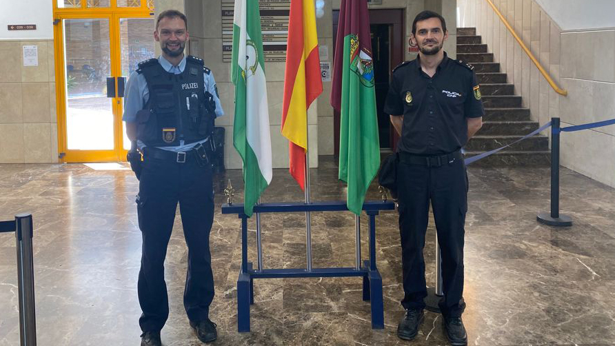 Unterstützung der Nationalpolizei in Madrid