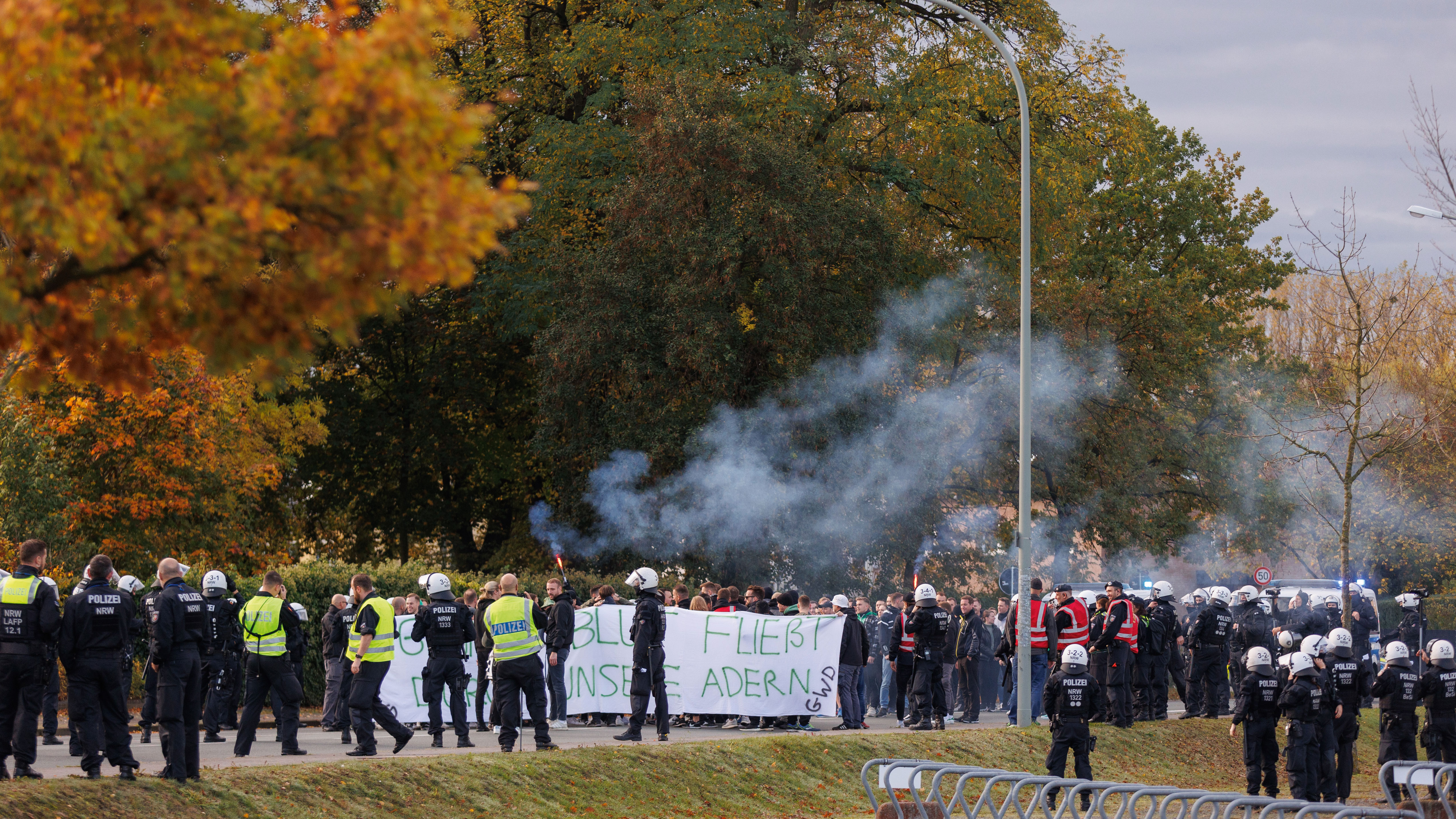 In front of and around the stadium of second-division soccer club SC Paderborn 07, things really got going in October 2022.