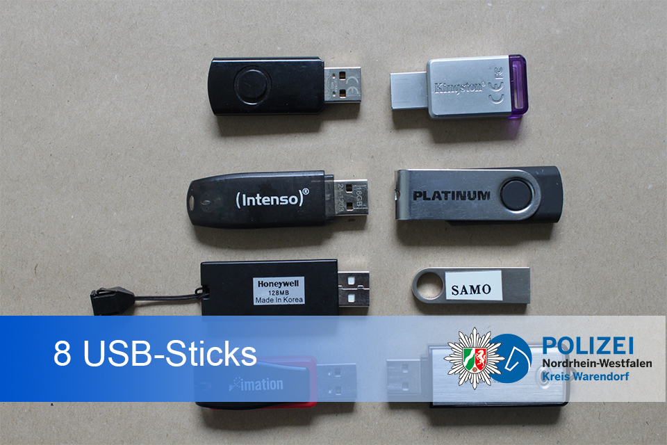 8 USB-Sticks