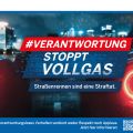 Titelbild der Kampagne Verantwortung stoppt Vollgas