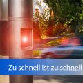 Auto wird geblitzt