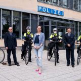 The new Gelsenkirchen police bicycle squadron