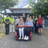 Teilnehmende beim Rikscha Training