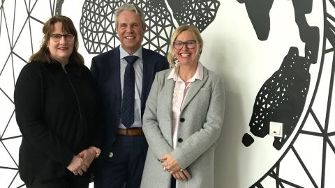 from left to right: Cordula Kolbinger, Eugene Heijnen and Susanne Schmitz