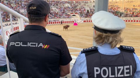 Sicherung der Veranstaltung in der Arena