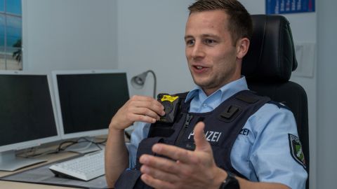 Nur gute Erfahrungen: Fabian zur Linden testete die Bodycam zwei Jahre lang.