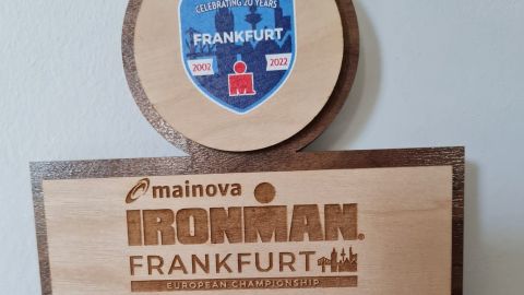 Ironman Frankfurt 2022 trophy