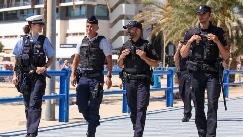 Gemeinsam auf Streife in Alicante