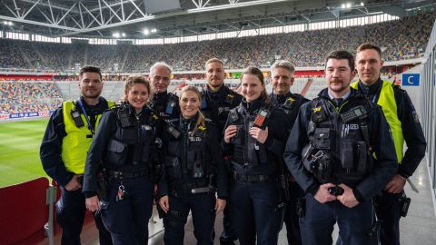 Die Sieger der Vergleichsübung Wachdienst 2022: das Team der Vergleichsgruppe 7