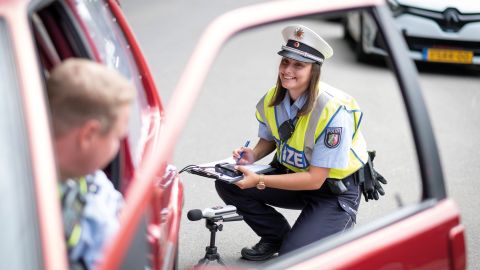 Im Ton freundlich, in der Sache konsequent – so präsentiert sich die Polizei am Verkehrssicherheitstag.