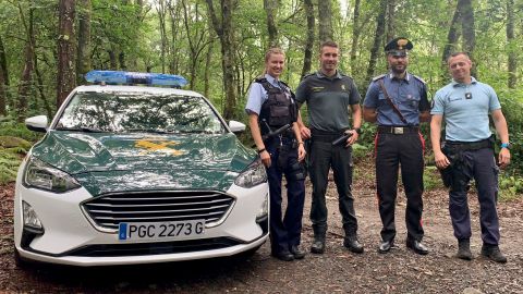 Gemeinsame Streife auf dem Jakobsweg