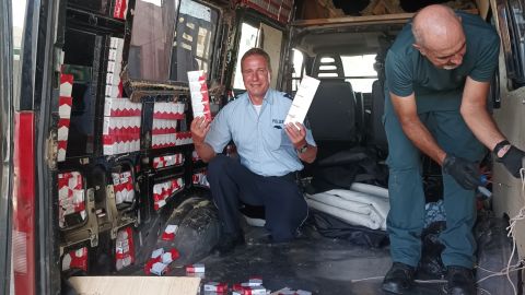 Vehicle inspection Cigarette smuggling