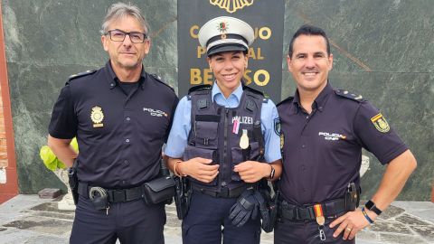 Spanish colleagues from the Policia Nacional