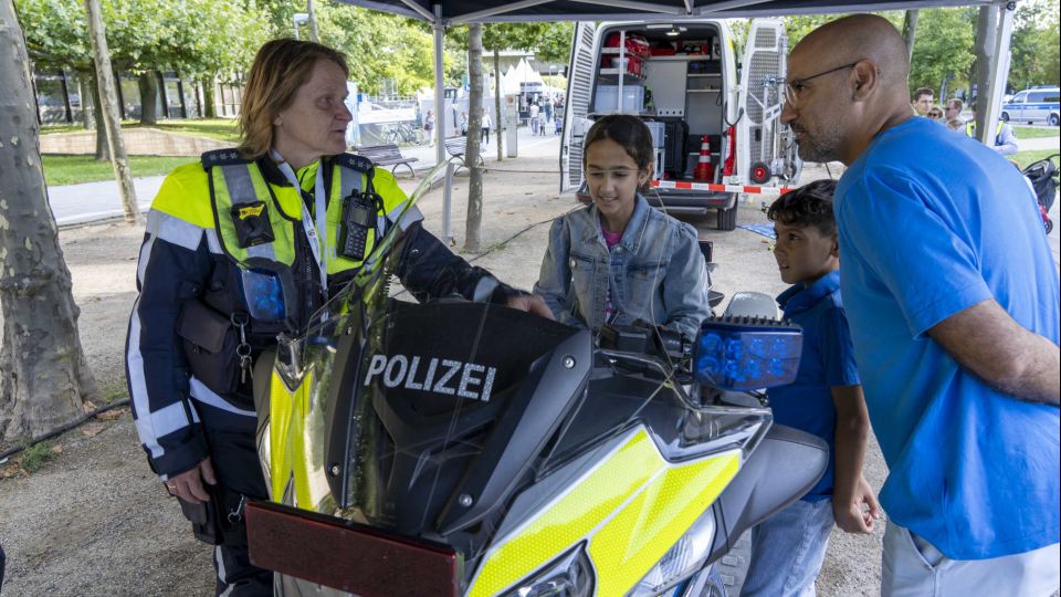 Polizeimotorrad